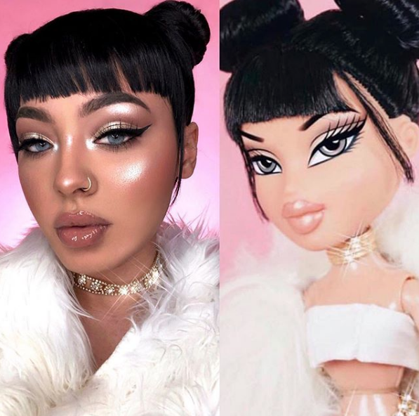 #BratzChallenge - кукольный тренд, захвативший инстаграм