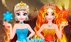 Игра: Эльза - королева магии огня