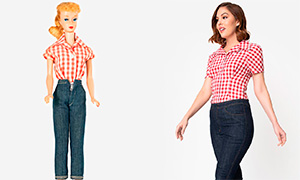 Barbie x Unique Vintage - Одежда в стиле нарядов винтажных кукол Барби
