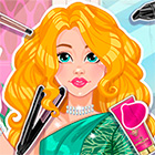 Игра для девочек: Роскошные прически в салоне красоты