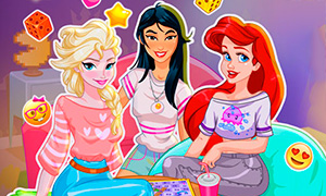 Игра для девочек: Настольные игры с принцессами Дисней