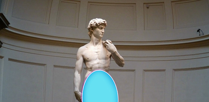 Адриан статуя Давид Микеланджело
