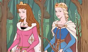 Игра мейкер: Создай свою Спящую Красавицу - средневековую принцессу