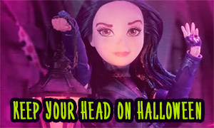 Официальный Стоп моушен клип с куклами Наследников 3 и песня в исполнении Дав Камерон -Keep Your Head on Halloween