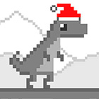 Игра: Бег с новогодним Тираннозавром
