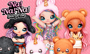 Промо картинки - арты новых кукол Na! Na! Na! Surprise и официальная дата выхода