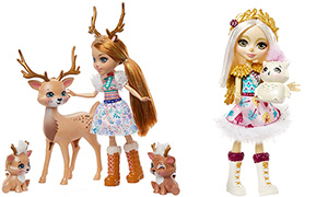 Новые зимние куклы Энчантималс: Олень, полярная сова и белый мишка