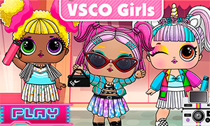 Игра для девочек: куколки VSCO