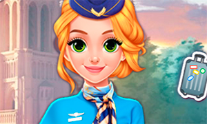 Игра для девочек: Подготовь стюардессу к полету