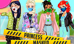 Игра: Дисней Принцессы в масках от коронавируса - новом "модном" аксессуаре 2020 года