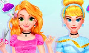 Игра: Шьем платья для принцесс блондинок