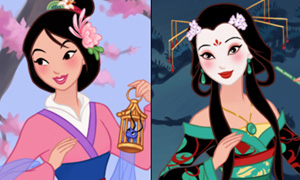 Игра одевалка мейкер в стиле Мулан - создай свою принцессу из Азии