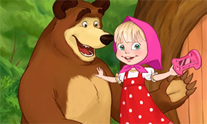 Игра одевалка Маши из мультфильма Маша и Медведь