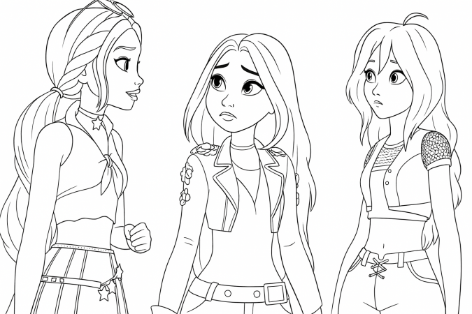 Раскраски Винкс Клуб 2025 — Магия возвращается Перезапуск мультсериала