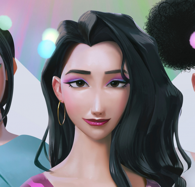 Кейпоп-охотницы на демонов Красивые официальные арты с Хантрикс и Sunlight Sisters