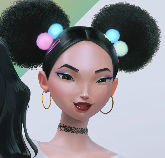 Кейпоп-охотницы на демонов Красивые официальные арты с Хантрикс и Sunlight Sisters