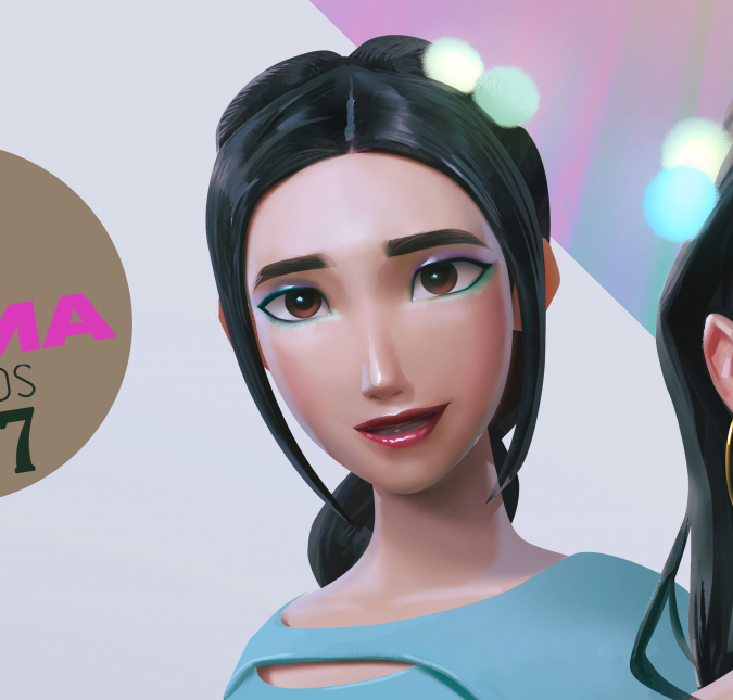 Кейпоп-охотницы на демонов Красивые официальные арты с Хантрикс и Sunlight Sisters