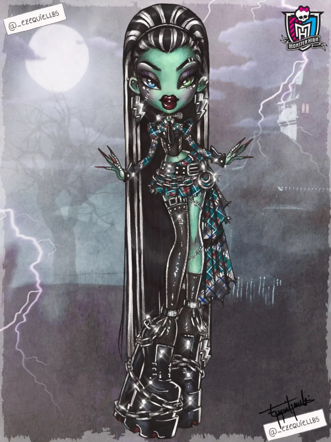 Монстер Хай в стиле Братц готический гламур арты