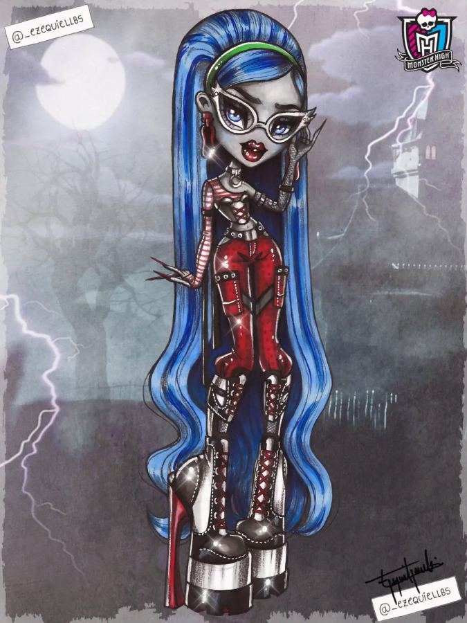 Монстер Хай в стиле Братц готический гламур арты