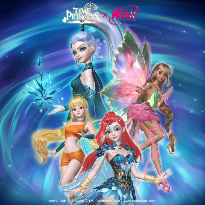 Коллаборация Time Princess x Winx Club
