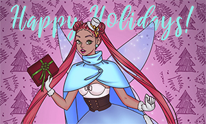 Праздничная Игра одевалка Дух Зимних Праздников