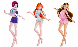 Новые Винкс в пижамах: официальные арты из перезапуска