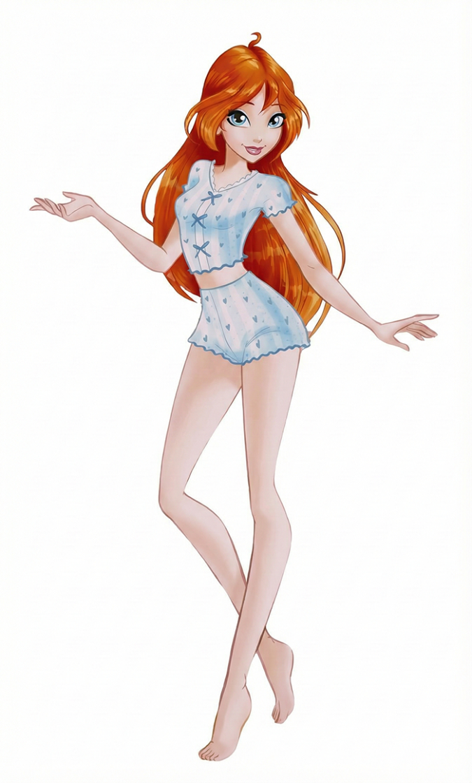 Новые Винкс в пижамах: официальные арты из перезапуска Блум картинка