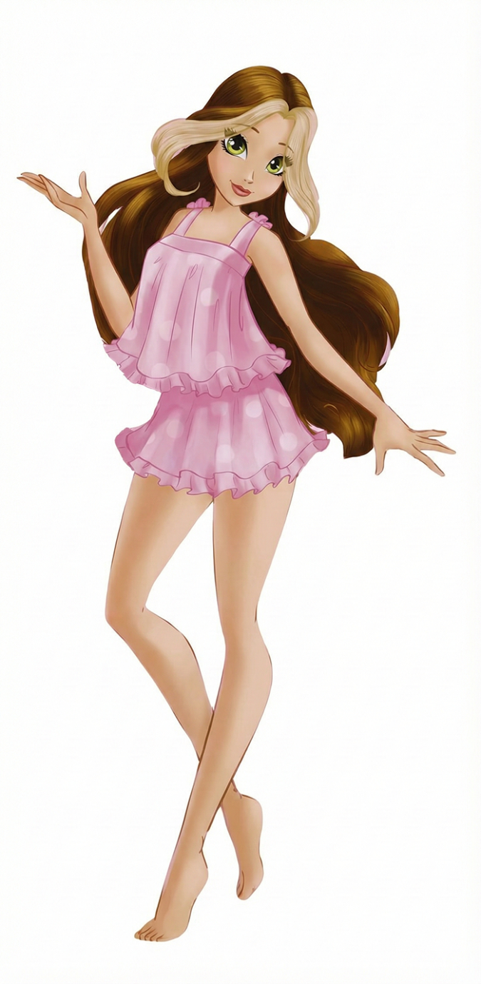 Новые Винкс в пижамах: официальные арты из перезапуска Флора картинка