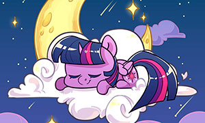 Картинки аватарки пони спят на облаках