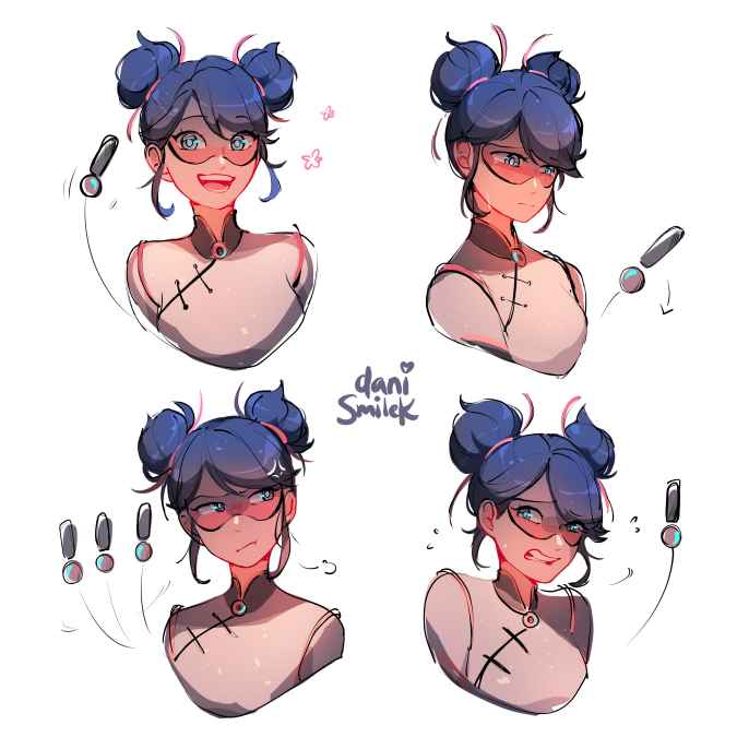 Леди Баг и Супер Кот Маринет и Адриан романтические картинки, фанарт