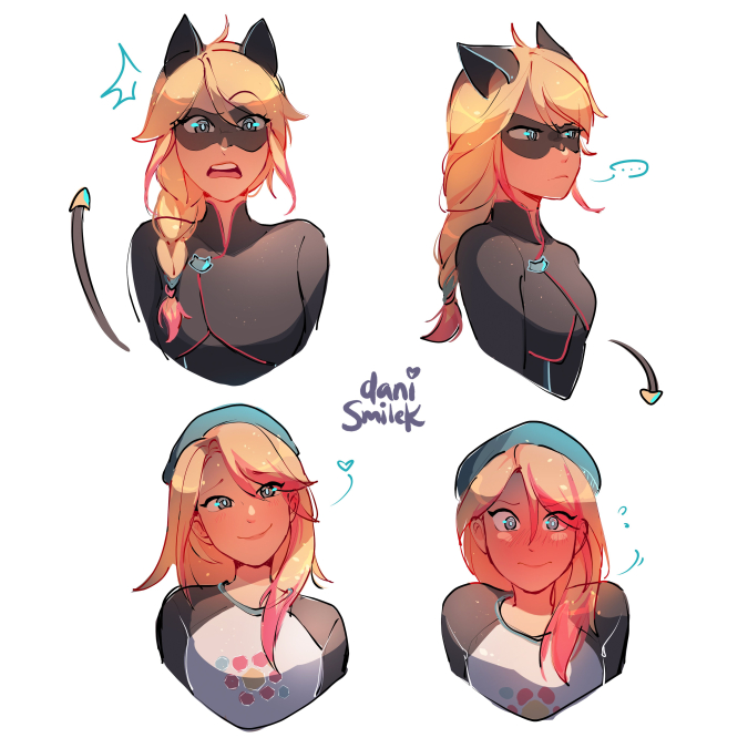 Леди Баг и Супер Кот Маринет и Адриан романтические картинки, фанарт