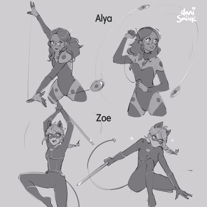 Леди Баг и Супер Кот Маринет и Адриан романтические картинки, фанарт