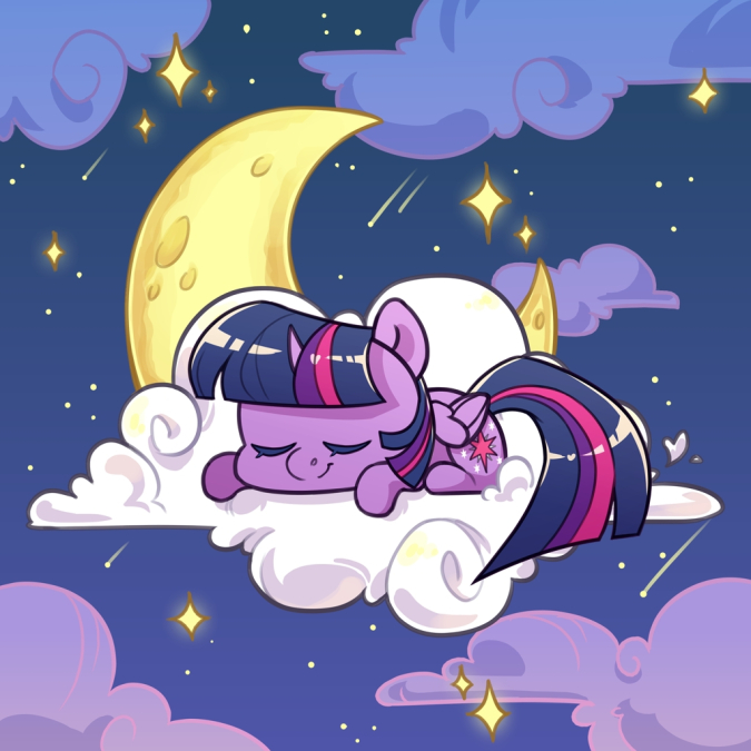 Картинки аватарки пони спят на облаках