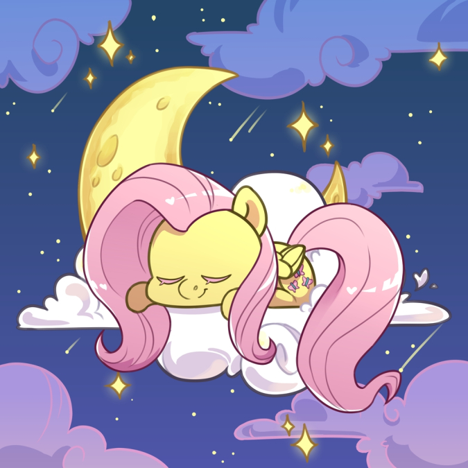 Картинки аватарки пони спят на облаках