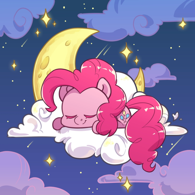 Картинки аватарки пони спят на облаках