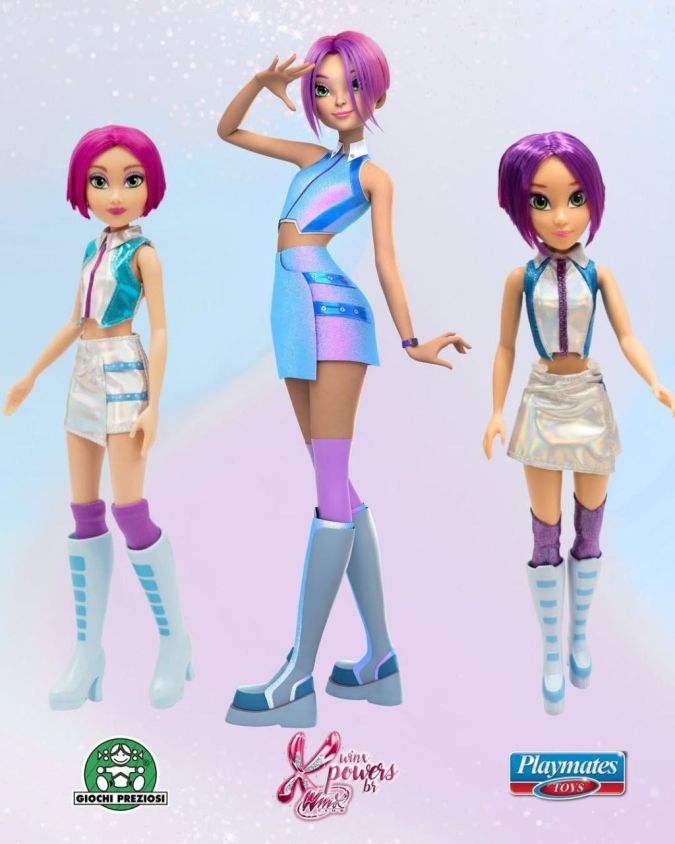 Сравнение кукол Винкс по мотивам Перезапуска Playmates Toys и Giochi Preziosi