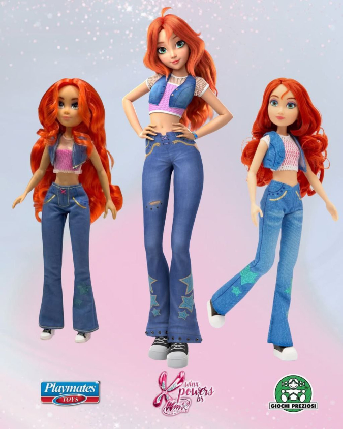 Сравнение кукол Винкс по мотивам Перезапуска Playmates Toys и Giochi Preziosi