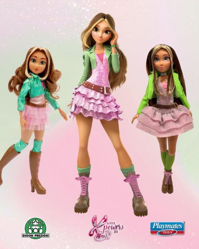 Сравнение кукол Винкс по мотивам Перезапуска Playmates Toys и Giochi Preziosi