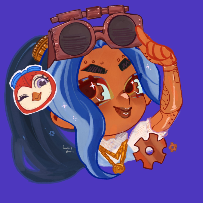 Очаровательный чиби арт с Дракулаурой и другигими героинями Монстер Хай