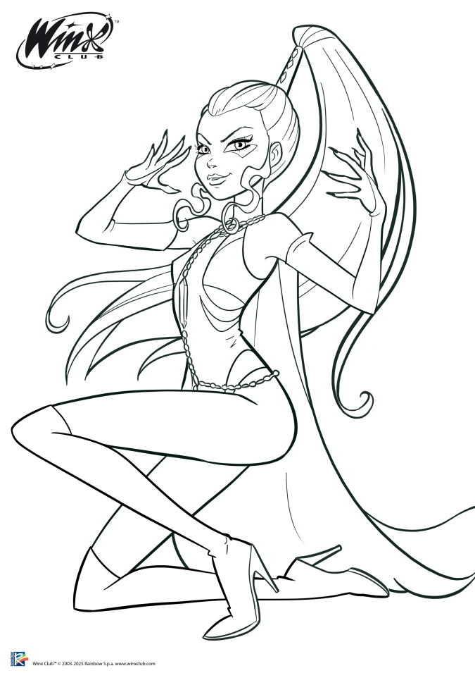 Новые официальные раскраски с Трикс Айси