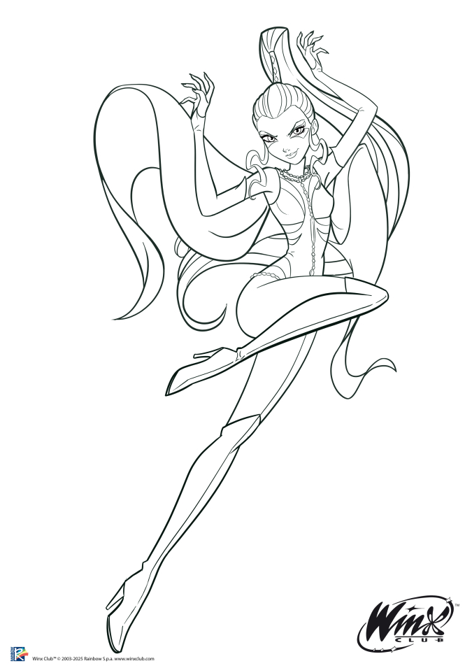 Новые официальные раскраски с Трикс Айси