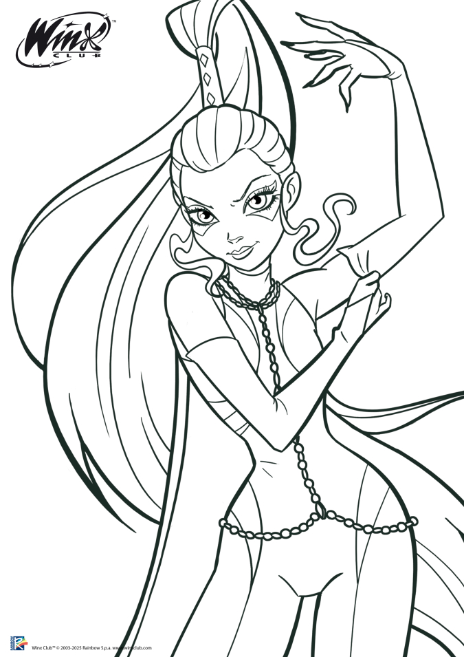 Новые официальные раскраски с Трикс Айси