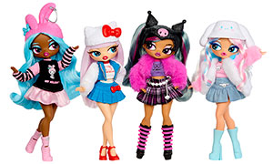 Обновленный дизайн молдов лиц в коллекции кукол LOL OMG Hello Kitty and Friends