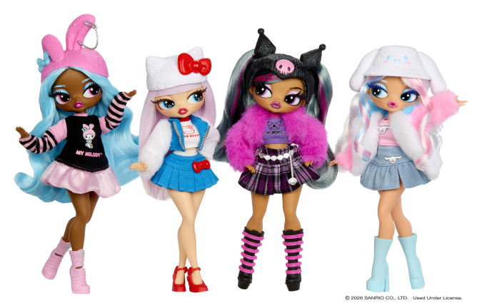 Обновленный дизайн молдов лиц в коллекции кукол LOL OMG Hello Kitty and Friends