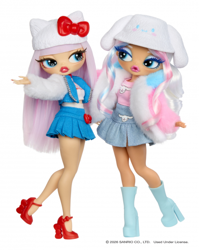 Обновленный дизайн молдов лиц в коллекции кукол LOL OMG Hello Kitty and Friends