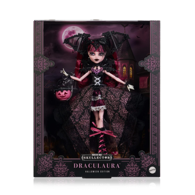 Новая коллекционная готическая Дракулаура Monster High Skullector Draculaura Halloween edition